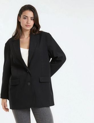 La Redoute Collections Lange, loszittende oversized blazer, Signature CL&Eacute;ANDRE
