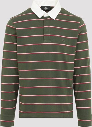 Etro Etro L/S Gestreepte polo