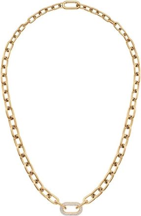 Daniel Wellington Elegant Crystal Link Necklace - Dames - Kettingen - Geel - ONE Size - Accessoires