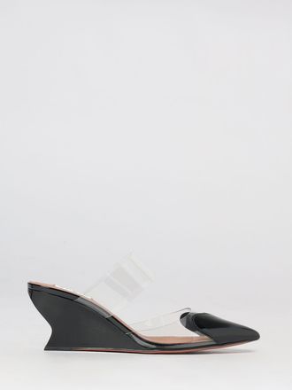 Alaia Mules a zeppa Le Caur in pelle verniciata con punta a mandorla