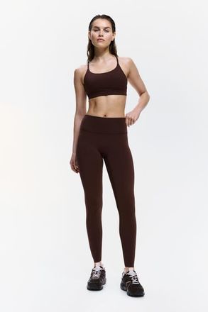 H&M Sculptmove high-waist leggings in Warm Brown at Nordstrom, Size Xx-Small