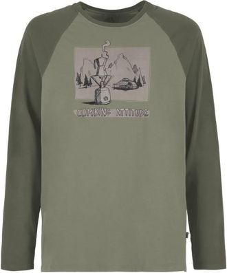 E9 Long Coffee Longsleeve f&uuml;r Herren | oliv