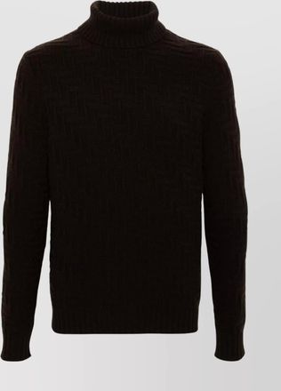 Prada 3d-knit cashmere blend roll neck sweater