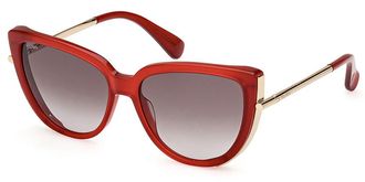 Max Mara MM0095 LIZ1 66B Womens Sunglasses Red Size 56