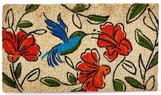 Tag Sketched Hummingbird Coir Mat Multi Coir Everyday in Red at Nordstrom, Size Medium
