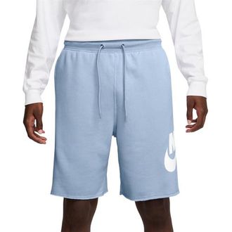 Nike Mens Club Alumni FT Shorts - Blue/White Size 3XL