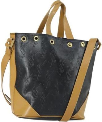 Saint Laurent Pre-owned Bucket Bags, female, Brown, Size: ONE SIZE Pre-owned Bucket Bag