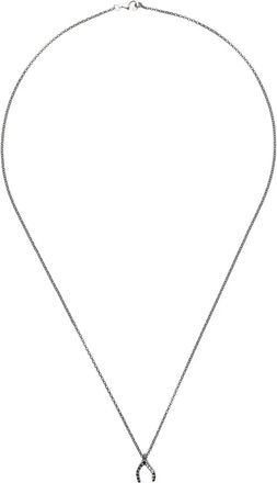 Rosa Maria Sterling zilveren halsketting met diamant