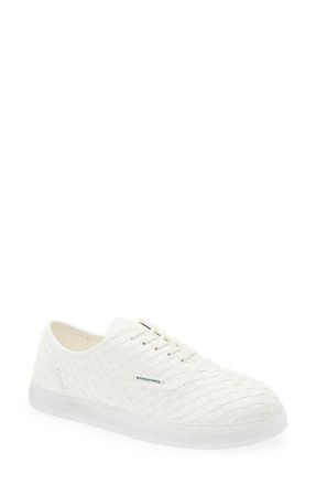 Bottega Veneta Serena Intrecciato Sneaker in Alabaster at Nordstrom, Size 12Us