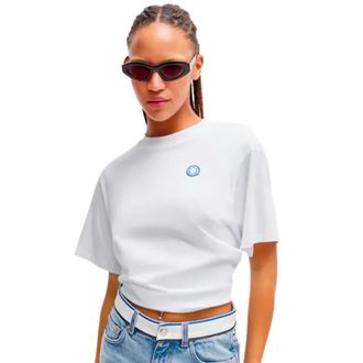 HUGO BOSS Tops, Dames, Wit, M, Katoen, Vintage B1 T-shirt