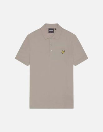 Lyle & Scott Mens Lyle & Scott Branded Chest Logo Sage Uniform Green Polo Shirt - Tan - Size: 36