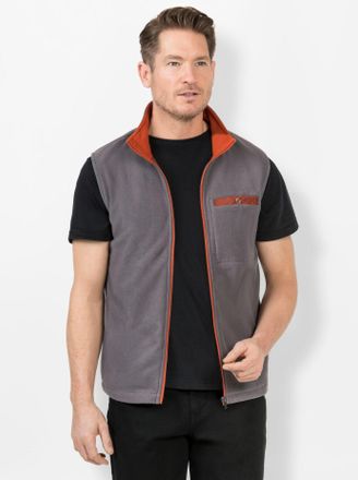 Catamaran Fleecejacke CATAMARAN, Herren, Gr. 44/46, grau (anthrazit), 100% Polyester, unifarben, Jacken Fleecejacke