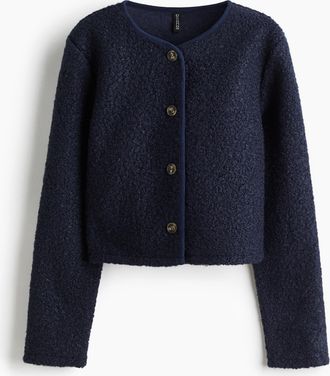 H&M Cardigan aus Teddyfleece - Blue