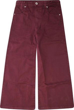 Dixie Pantalone Flare - Dames - Wijde Broeken - Rood - 2XL - Broeken