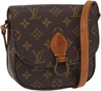 Louis Vuitton Pre-owned Cross Body Bags, female, Brown, Size: ONE SIZE Pre-owned Canvas Cross Body Bag