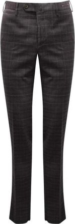 PT01 Slim-fit broek - Heren - Slim Fit Broeken - Grijs - L - Wol - Broeken