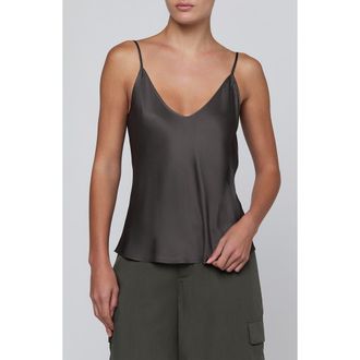 L'agence Lexi Camisole in Ash Olive at Nordstrom, Size Xx-Small