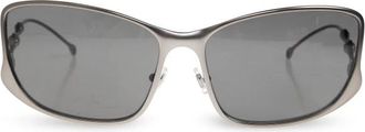 Diesel 0Dl 1013 Rechthoekige Zonnebril - unisex - Zonnebrillen - Grijs - 65 MM - Accessoires