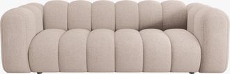 MICADONI 3-Sitzer Design Modul Sofa Lupine - Chenille-Bezug