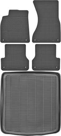 OEM Juego De Alfombrillas De Goma Para Coche Y Maletero Para Audi A6 C7 Avant/kombi De 2011 A 2018