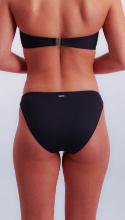 Joop Bikini-Hose JOOP Solid Gold Deco, Damen, Gr. 36, N-Gr, schwarz, Microfaser, Obermaterial: 83% Polyamid, 17% Elasthan, unifarben, Badehosen Bikini-Hose