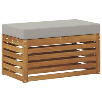 vidaXL Banco De Taburete Exterior Madera De Acacia S&oacute;lida Natural Vidaxl