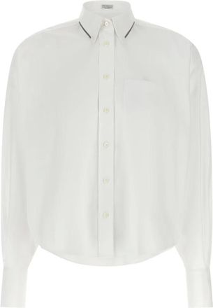 Brunello Cucinelli Mujer, Blusas y Camisas, Blanco, Talla: S