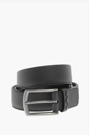 Ermenegildo Zegna Cintura in Pelle Martellata con Fibbia in Metallo Ermenegildo Zegna