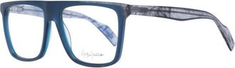 Yohji Yamamoto Blauwe Moderne Brilmonturen - Heren - Brillen - Blauw - ONE Size - Accessoires