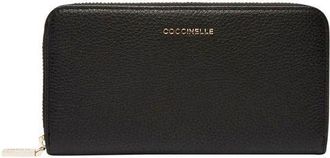 Coccinelle Womens Wallet Black Cowhide Bags