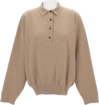 Jacquemus Heavyweight Virgin Wool And Cashmere Polo Sweater
