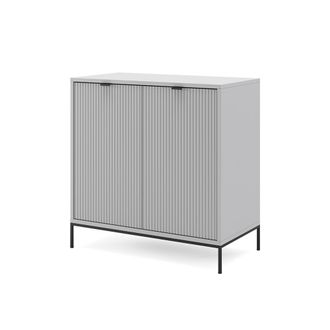 Vicco Aparador Eliza, Gris, 42 X 81.2 Cm Con 2 Puertas, Vicco