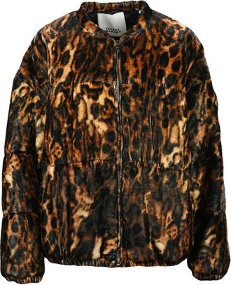 Isabel Marant Jassen, Dames, Bruin, S, Fluwelen Jas