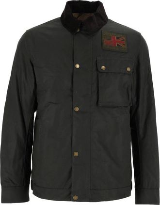 Barbour Jassen, Heren, Groen, S, Katoen, Workers Wax Jacket