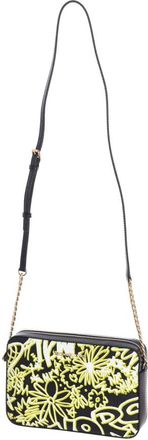 Michael Kors Stijlvolle Crossbody Tas in Zwart/Wit/Geel - Dames - Schoudertassen - Zwart - ONE Size - Tassen