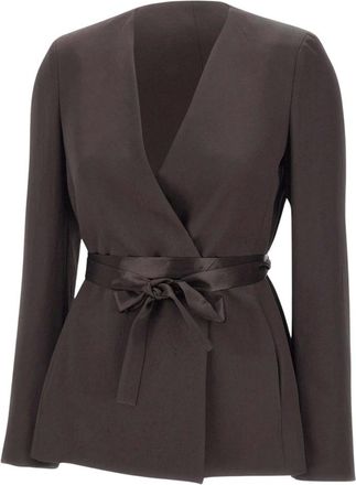 HUGO BOSS Mujer, Chaquetas, Marr&oacute;n, Talla: L