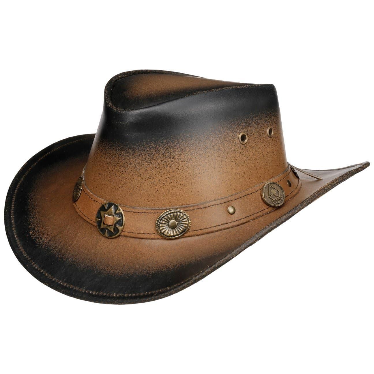 STETSON Westernhut Aus Buffalo-Leder, Dunkelbraun, Größe XL (60-61 Cm) – Für Herren, Outdoor