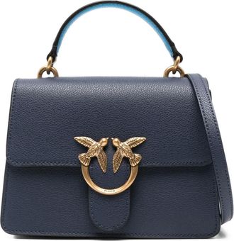 Pinko Borsa a mano mini con decorazione - Blu