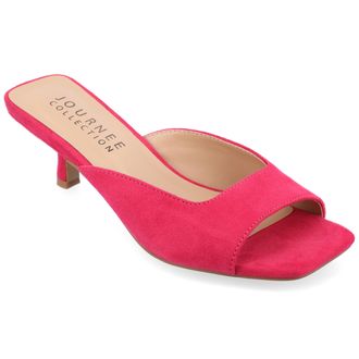 Journee Collection Womens Larna Wide Width Dress Sandals