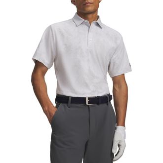 Under Armour UA ArmourDry Performance Golf Polo in Halo Gray at Nordstrom, Size Xx-Large