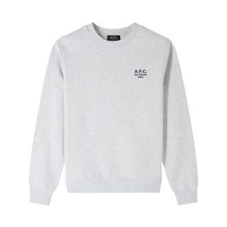 A.P.C. Sweatshirts, male, Gray, Size: XL Gray Rue Madame Sweatshirt