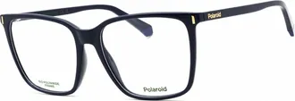 Polaroid Ladies Blue Rectangular Eyeglass Frames PLDD537