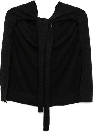 Christophe Lemaire Sciarpa Trompe Loeil - Grigio