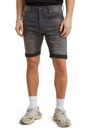 G-Star 3301 Slim Denim Shorts in Lt Aged Destroy at Nordstrom, Size 29