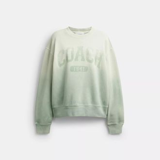 Coach Ombre Sporty Crewneck Sweatshirt In Organic Cotton
