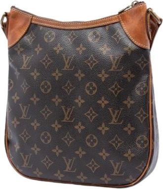 Louis Vuitton Pre-owned Odeon PM - Dames - Vintage Schoudertas - Bruin - ONE Size - Leer - Vintage