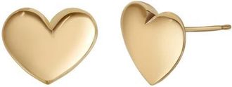 Bony Levy 14K Gold Puffy Heart Stud Earrings in 14K Yellow Gold at Nordstrom