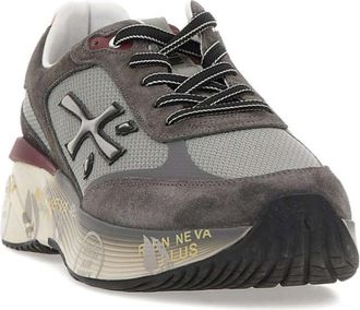 Premiata Grey Logo Sneakers
