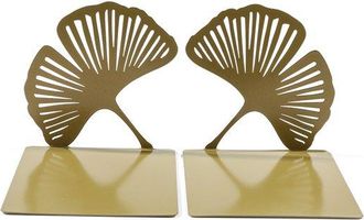 OEM Sujetalibros, 1 Par, Hierro, Sujetalibros De Metal, Patas Antideslizantes, Uso Multifuncional, Oficina O Sala De Estar, 12,4 X 12,4 Cm, Caqui