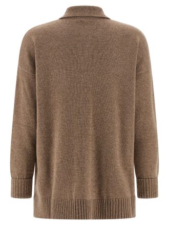Max Mara Womens Brown Cashmere Cardigan Clothing